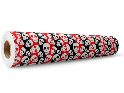 Harlequin Heads Halloween Wrap Film Wholesale Roll~Rwraps Series 914 Digitally Printed Vinyl Roll~5