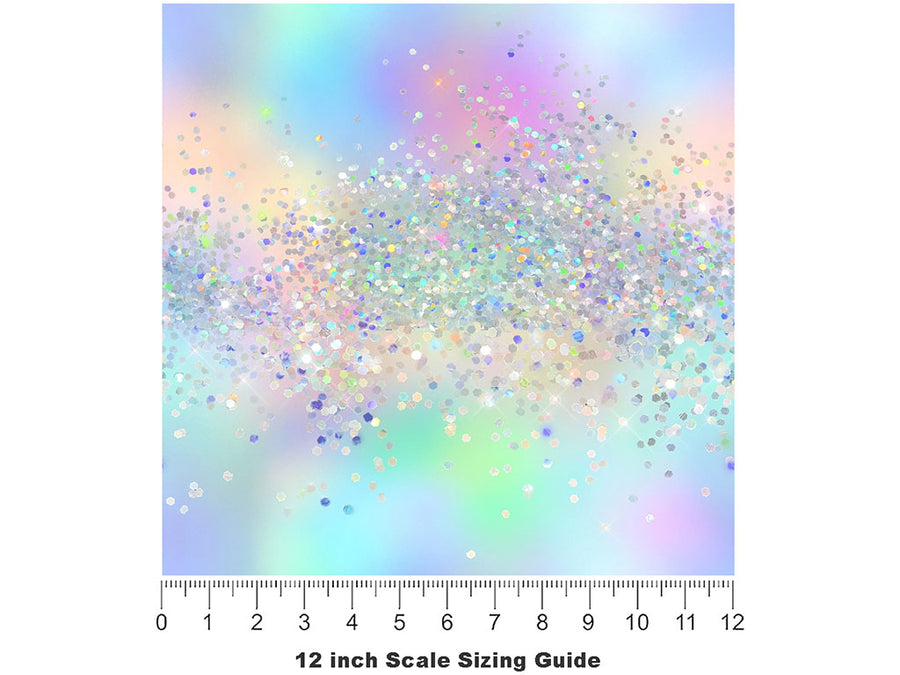 Harlequin Prince Gemstone Vinyl Film Pattern Size 12 inch Scale~Rwraps Harlequin Prince Gemstone Sizing Chart~2