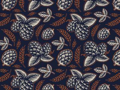 Harvest Hops Alcohol Vinyl Wrap Pattern~Rwraps Series 914 Digitally Printed Vinyl Wrap~0