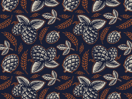 Harvest Hops Alcohol Vinyl Wrap Pattern~Rwraps Series 914 Digitally Printed Vinyl Wrap~0