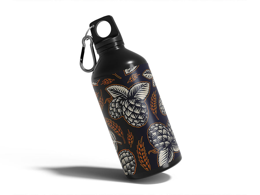 harvest hops alcohol Water Bottle DIY Stickers