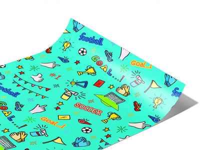 Hat Trick Sport Vinyl Wraps~Rwraps Series 914 Digitally Printed Vinyl Wrap~0