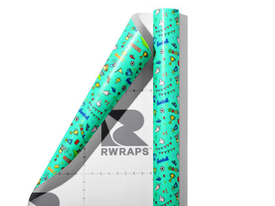 Hat Trick Sport Wrap Film Sheets~Rwraps Series 914 Hat Trick Sport Scrolled Sheet~3