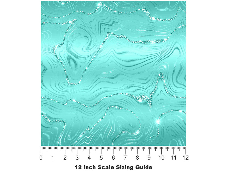 Hathor Blessed Gemstone Vinyl Film Pattern Size 12 inch Scale~Rwraps Hathor Blessed Gemstone Sizing Chart~2
