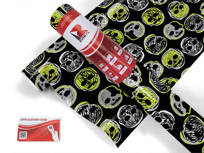 haunted dreams skull and bones Craft Vinyl Roll