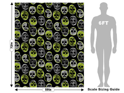 Haunted Dreams Halloween Vehicle Wrap Scale~Rwraps Series 914 Haunted Dreams Halloween Measurements~1