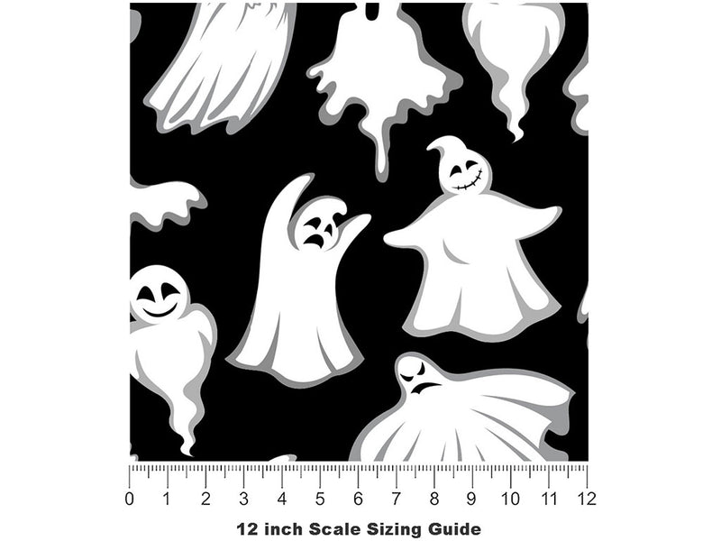 Haunted Parade Halloween Vinyl Film Pattern Size 12 inch Scale~Rwraps Haunted Parade Halloween Sizing Chart~2