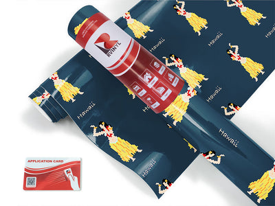 hawaii hula  Craft Vinyl Roll