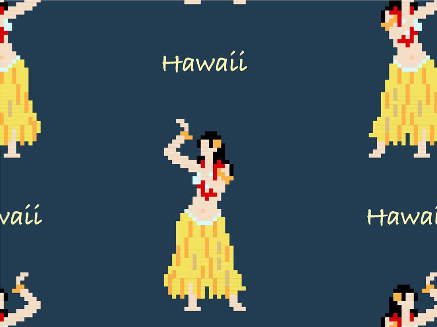 Hawaii Hula Americana Vinyl Wrap Pattern~Rwraps Series 914 Digitally Printed Vinyl Wrap~0