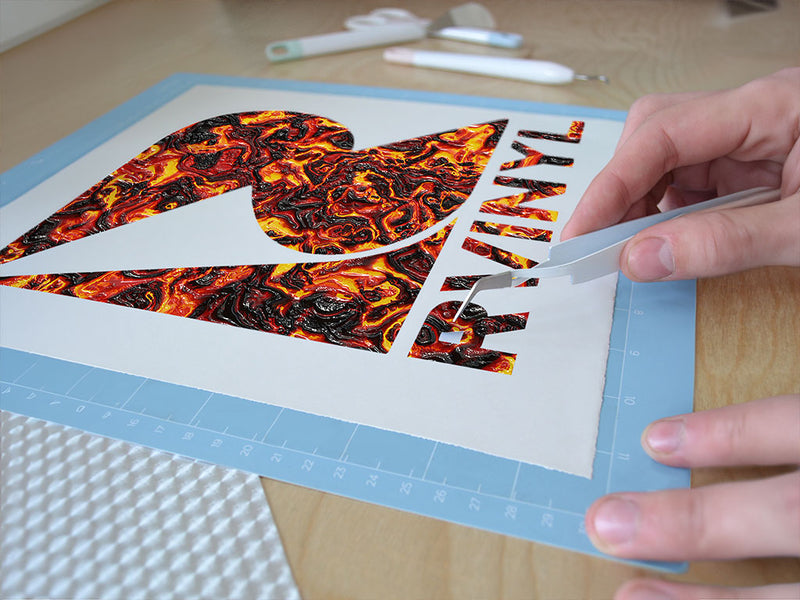 hawaiian islands lava Easy Weed Craft Vinyl
