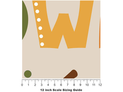 Hawkeye State Americana Vinyl Film Pattern Size 12 inch Scale~Rwraps Hawkeye State Americana Sizing Chart~3