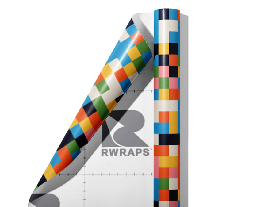 Hear Me Now Pixel Wrap Film Sheets~Rwraps Series 914 Hear Me Now Pixel Scrolled Sheet~3