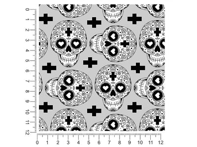 heart eyes day of the dead 1ft x 1ft Craft Sheets