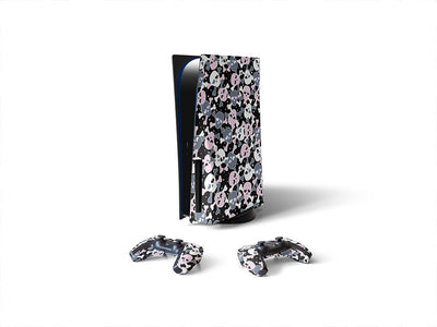heart eyes skull and bones Sony PS5 DIY Skin