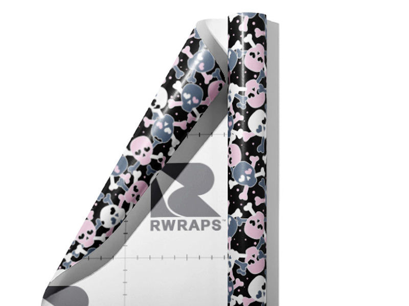 Heart Eyes Halloween Wrap Film Sheets~Rwraps Series 914 Heart Eyes Halloween Scrolled Sheet~3