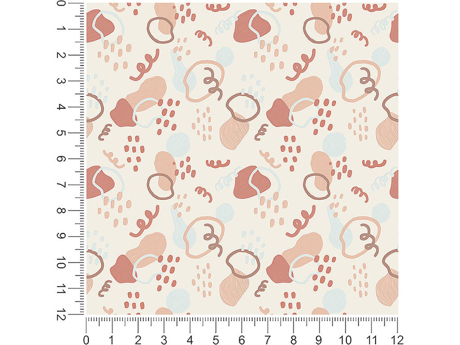 heartfelt ballad abstract geometric 1ft x 1ft Craft Sheets