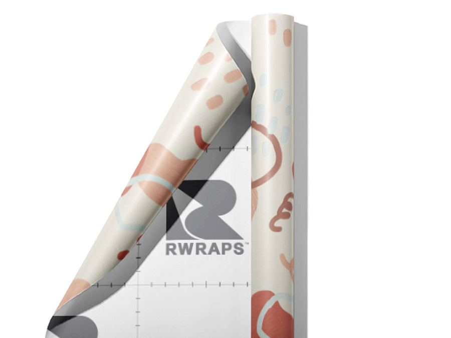 Heartfelt Ballad Abstract Wrap Film Sheets~Rwraps Series 914 Heartfelt Ballad Abstract Scrolled Sheet~3