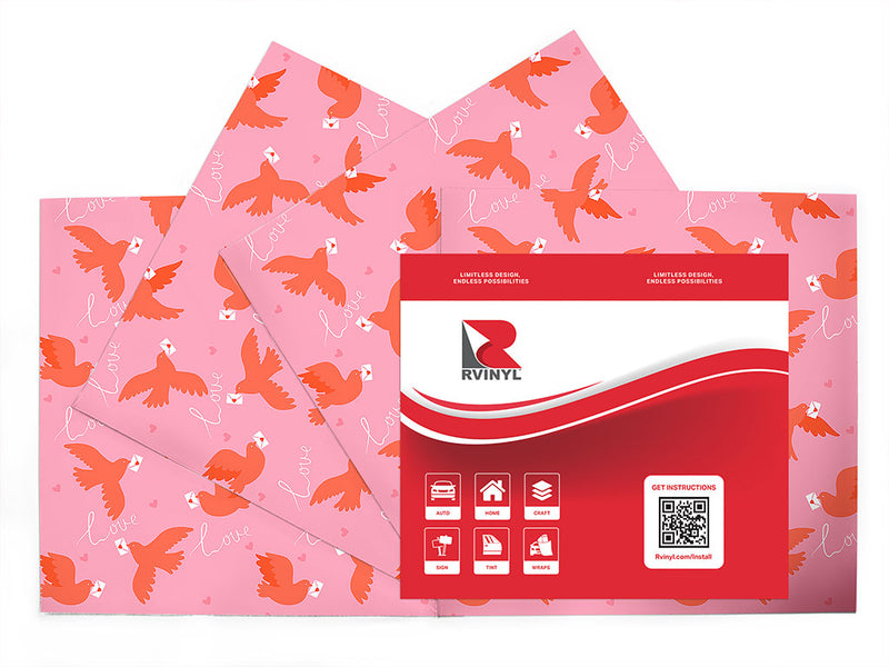 heartfelt carriers bird Craft Vinyl Sheet Pack
