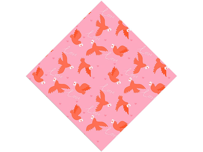 Heartfelt Carriers Birds Vinyl Wrap Pattern