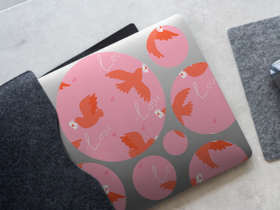 heartfelt carriers bird DIY Laptop Stickers