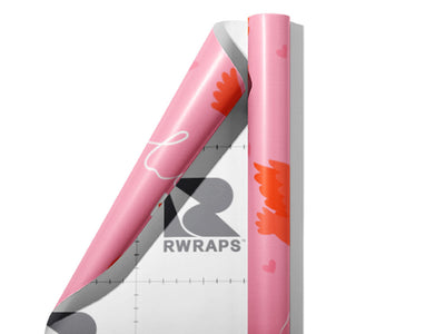 Heartfelt Carriers Birds Wrap Film Sheets~Rwraps Series 914 Heartfelt Carriers Birds Scrolled Sheet~3