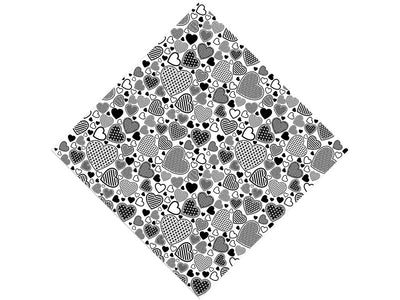 Hearts Bursting Heart Vinyl Wrap Pattern
