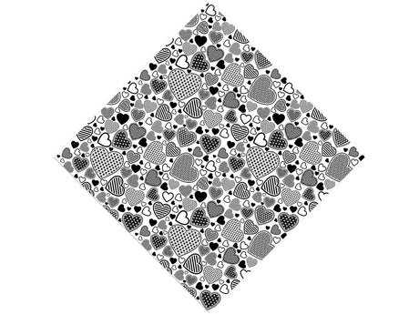 Hearts Bursting Heart Vinyl Wrap Pattern