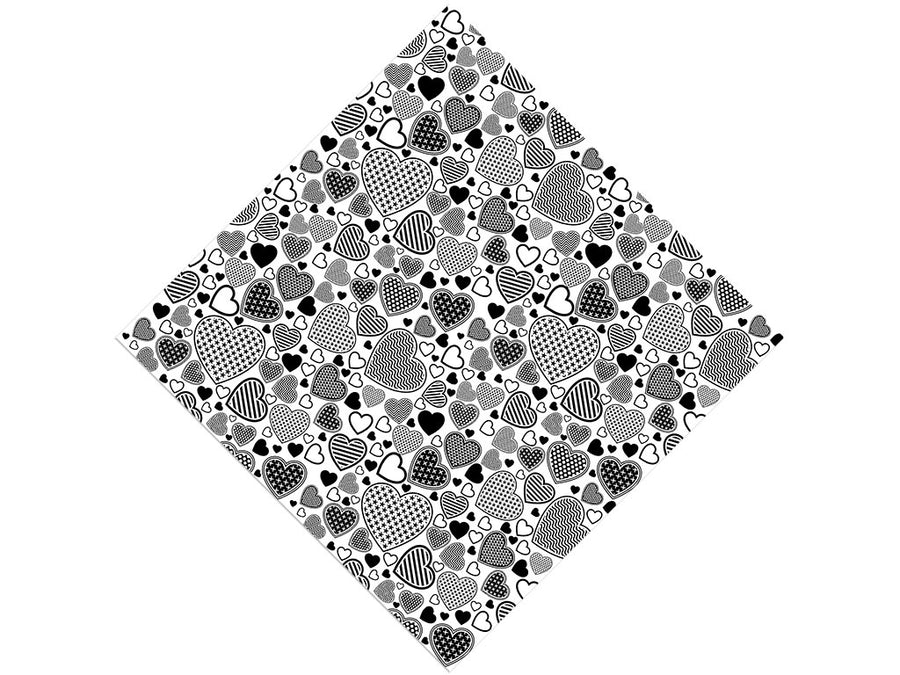 Hearts Bursting Heart Vinyl Wrap Pattern