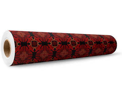 Hearts Pounding Art Deco Wrap Film Wholesale Roll~Rwraps Series 914 Digitally Printed Vinyl Roll~5