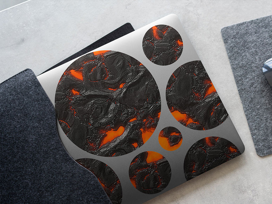 heated reset lava DIY Laptop Stickers