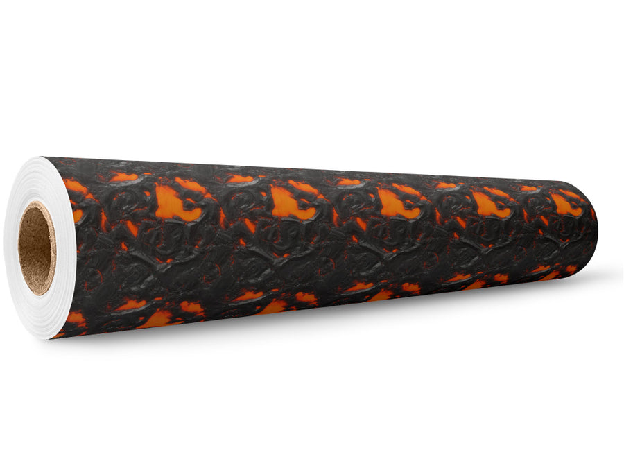 Heated Reset Lava Wrap Film Wholesale Roll~Rwraps Series 914 Digitally Printed Vinyl Roll~5