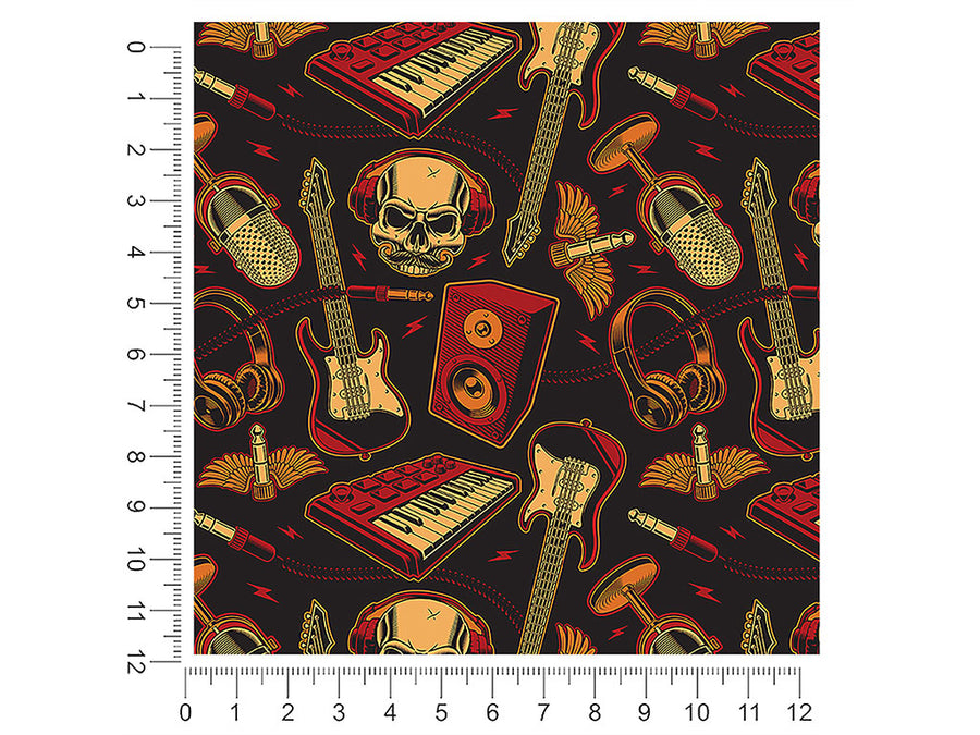 heavy metal music 1ft x 1ft Craft Sheets