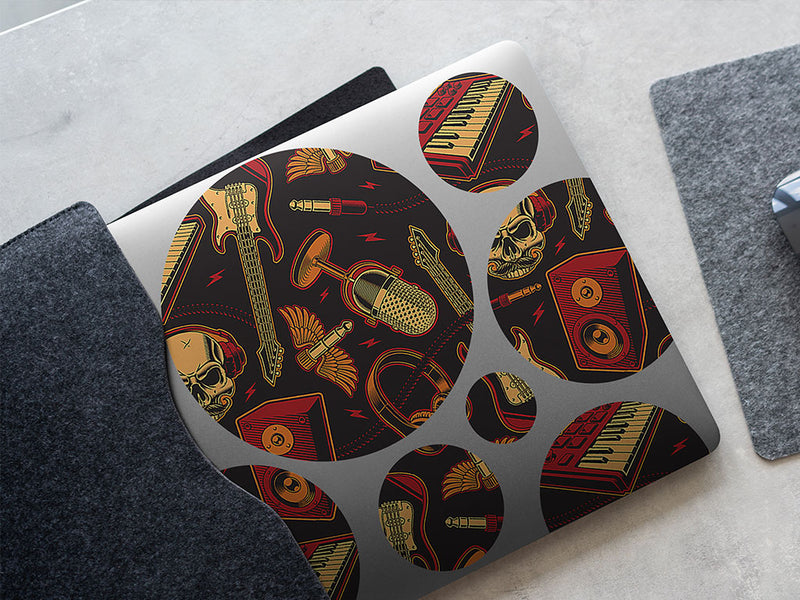 heavy metal music DIY Laptop Stickers