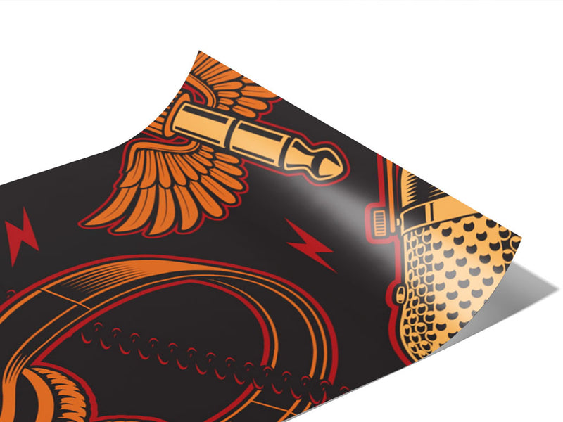 Heavy Metal Music Vinyl Wraps~Rwraps Series 914 Digitally Printed Vinyl Wrap~0