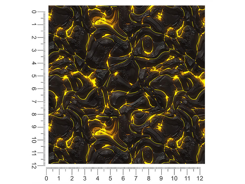 heed my warning lava 1ft x 1ft Craft Sheets