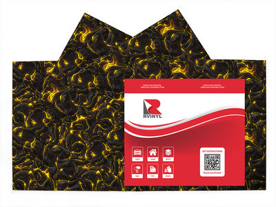 heed my warning lava Craft Vinyl Sheet Pack
