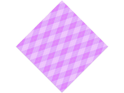 Heliotrope Dance Argyle Vinyl Wrap Pattern
