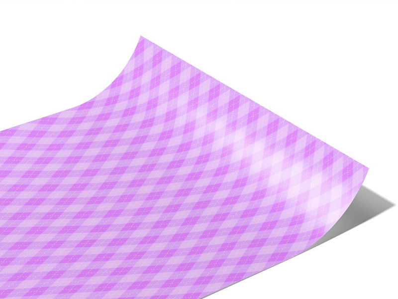 Heliotrope Dance Argyle Vinyl Wraps~Rwraps Series 914 Digitally Printed Vinyl Wrap~0