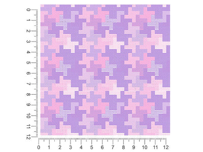 heliotrope tunes mosaic 1ft x 1ft Craft Sheets