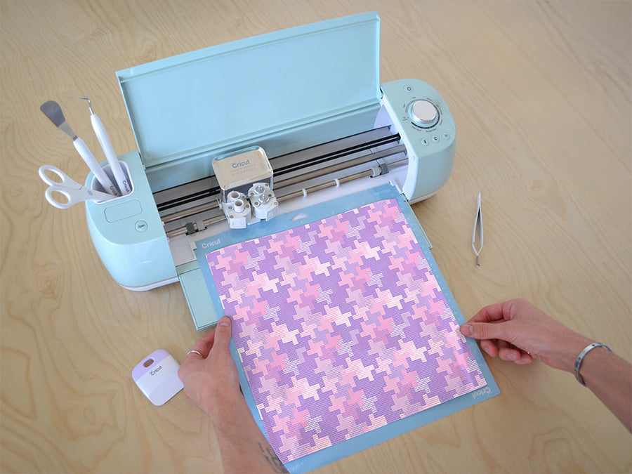heliotrope tunes mosaic Cricut Compatible Vinyl
