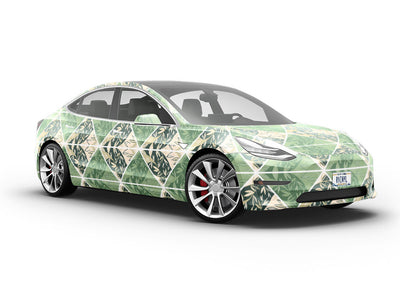 Hellebores Tile Vehicle Vinyl Wrap