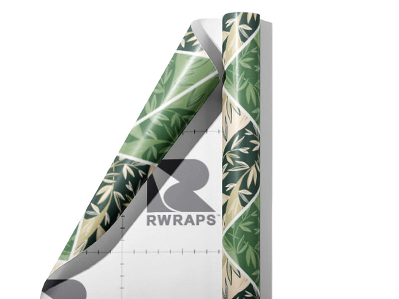 Hellebores Tile Wrap Film Sheets~Rwraps Series 914 Hellebores Tile Scrolled Sheet~4