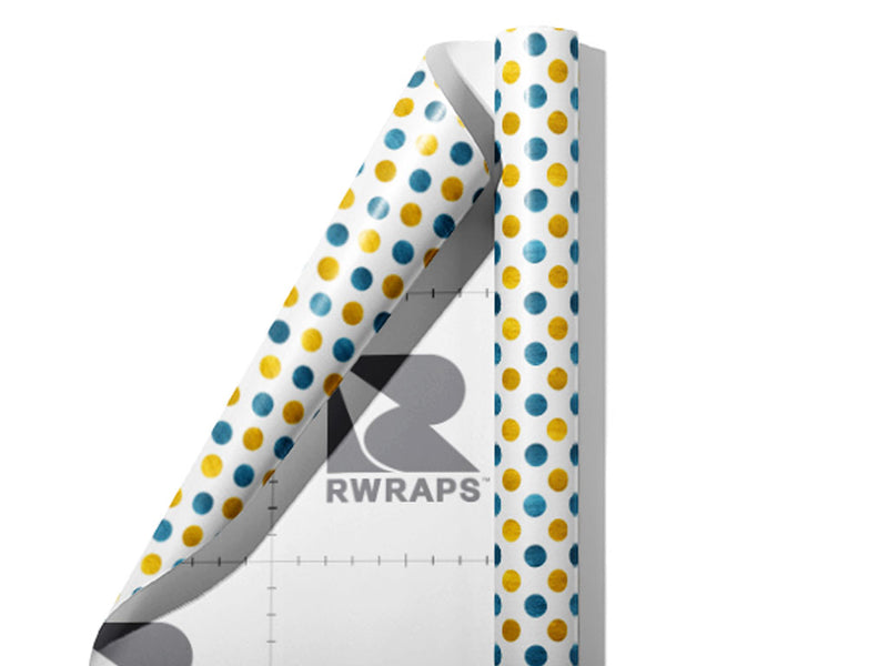 Hello Goodbye Polka Dot Wrap Film Sheets~Rwraps Series 914 Hello Goodbye Polka Dot Scrolled Sheet~3