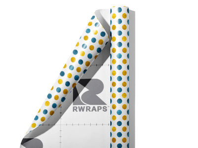 Hello Goodbye Polka Dot Wrap Film Sheets~Rwraps Series 914 Hello Goodbye Polka Dot Scrolled Sheet~3