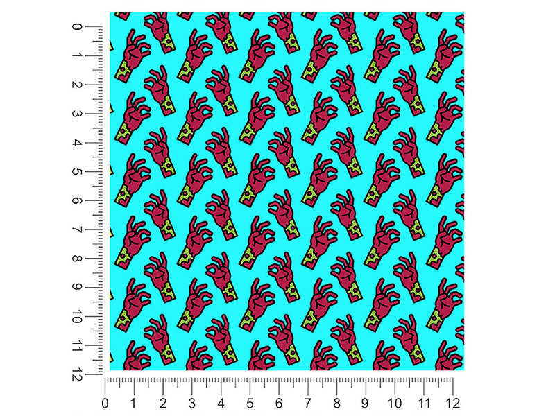 helping hands horror 1ft x 1ft Craft Sheets