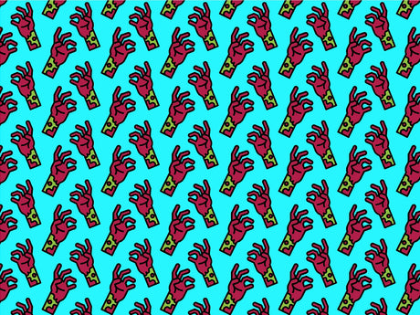 Helping Hands Zombie Vinyl Wrap Pattern~Rwraps Series 914 Digitally Printed Vinyl Wrap~0