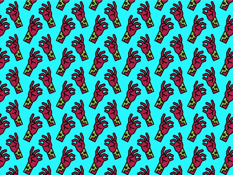 Helping Hands Zombie Vinyl Wrap Pattern~Rwraps Series 914 Digitally Printed Vinyl Wrap~0