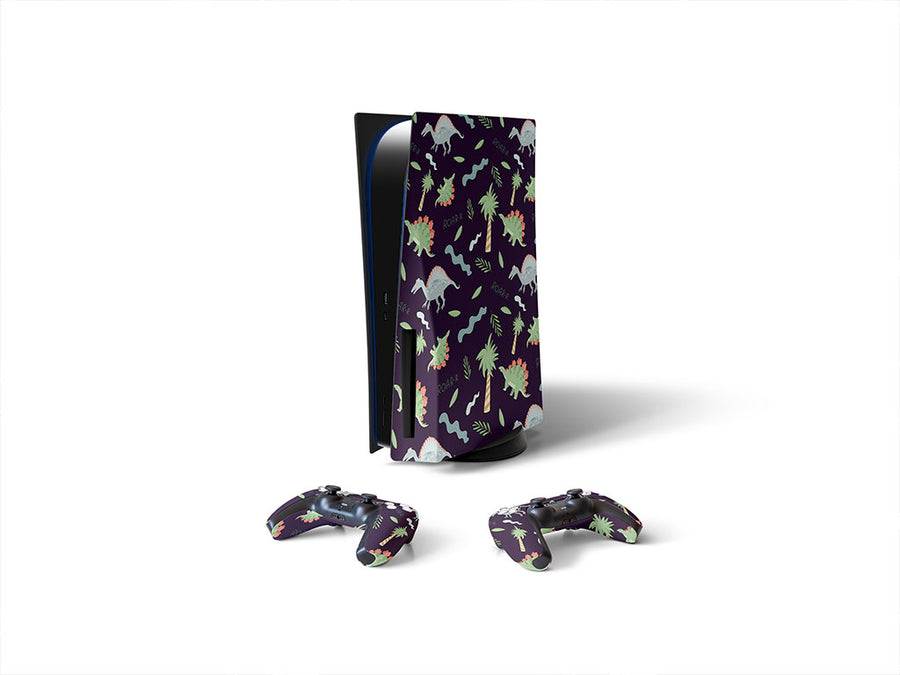 herb life dinosaur Sony PS5 DIY Skin