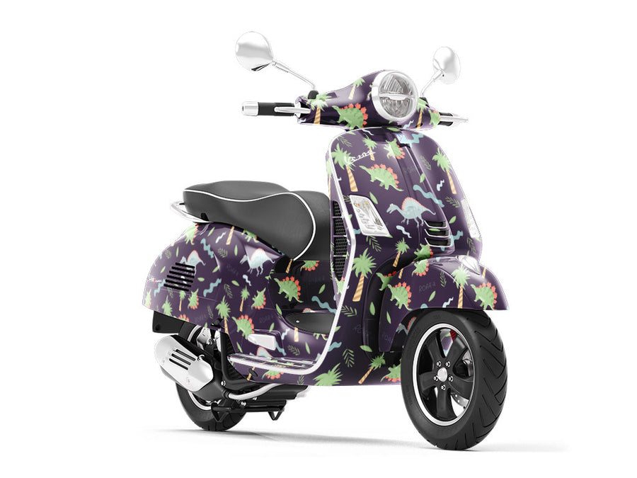 Herb Life Dinosaur Vespa Scooter Wrap Film