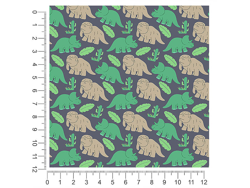 herbivorous parade dinosaur 1ft x 1ft Craft Sheets